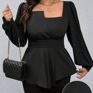 Elegant Black Women's blouse